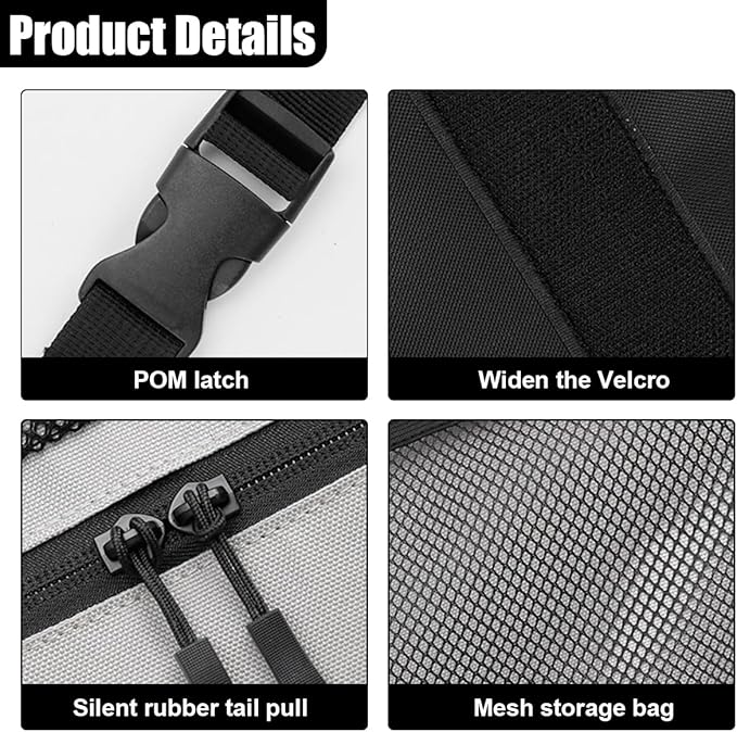 Car Trunk Organizer, Space Saving Hanging Automotive Back Seat Organizer Storage Bag with 10 Pocekts, Foldable Vehicle Interior Cargo Organizer Accessories for Car, SUV, Truck, MPV (Grey)