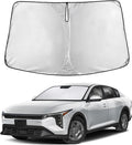 EcoNour Windshield Sunshade Compatible for Kia K4 2025 2026, Sun Visor for Front Windshield & Window Sun Shade Cover, UV Heat Blocker & Protector, Car Accessories