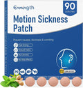 90ct Motion Sickness Patches Non Drowsy Sea Sickness Patches for Cruise Travel Essentials, Hydrocolloid Patch Behind Ear for Car Airplane Ship Road Trip Altitude Sickness, Fast Acting & Lasts 72 Hours