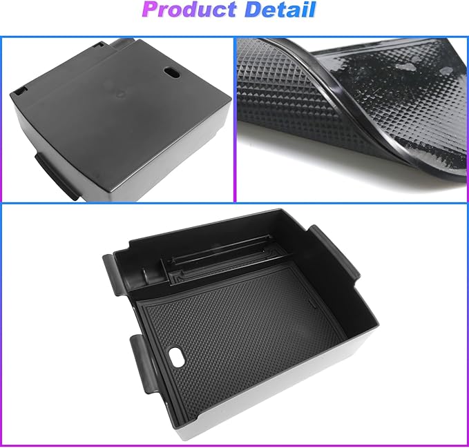 SXCY for 2025 2026 Hyundai Tucson Center Console Organizer for 2025 2026 Hyundai Tucson Accessories (Limited) Console Tray for 2025 2026 Tucson Limited Armrest Storage Console Organizer (Black)