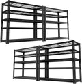 Storage Shelves, Garage Shelving Heavy Duty 3300 LBS Capacity, 60"L x 24"W x 78"H Adjustable Metal Shelving Organizer Wire Rack, 5 Tier Utility Shelf Unit for Pantry Closet Warehouse Organization