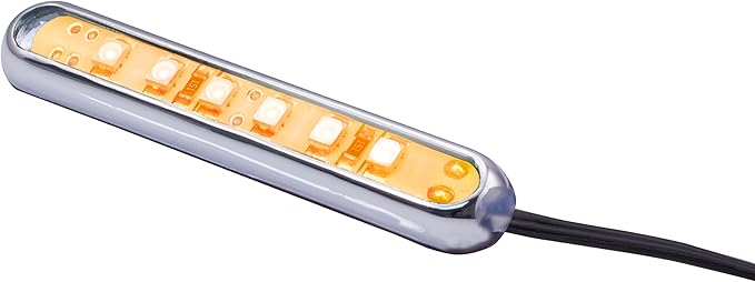 Oznium LED Modules (Straight Chrome, Amber LED)
