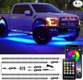 Underglow Kit for Car, Led Underglow Lights with App and Remote Control, 16 Million RGB Colors, 29 Preset Modes, Music & DIY Mode, Under Car Led Lights Exterior for SUVs, Trucks, DC 12V