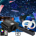 AZIMOM 16W Twinkle & Sound Activate 600pcs*0.03in*13.1ft Fiber Optic Starlight Headliner Kits+RGB Meteor Shooting Star,APP& Remote Control Light Engine End Glow Fiber Strands Home Car Ceiling Décor