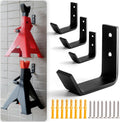 8 Packs Jack Stands Wall Mount Organizer, Heavy Duty Stainless Steel Holder Hook Fits 2 & 3 & 4 Ton Jack Stands