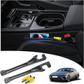 【Compatible with Hyundai Elantra】 Seat Gap Filler,No Drop Seat Guard Compatible with Hyundai Elantra,Drop Seat Guards for Cars(2Pcs),Emergency Keychain Car Escape Tool(2Pcs)