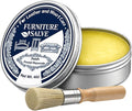 Leather & Furniture Repair Salve with Brush for Leather Wood, Original Leathers Recoloring Balm Wood Cleaner, Wood Polish Wax, Household Upholstery Maintenance Kit for Home, Sofa, Car Seats