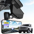 Mangoal STARVIS 2 Front 4K HDR Dash Cam IMX678, Fit for Ford Bronco 2025 2026(Model B), 5GHz WiFi, GPS, Support 512GB Max(Additional Purchases)