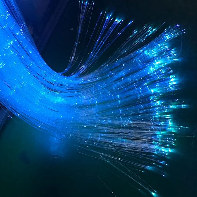 Ultra-Bright PMMA Plastic End Glow Optical Fiber Light for Fiber Optic Star Ceiling Light lamp Starlight Headliner kit for car Home(0.019in diameter/19685ft Per roll)