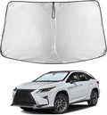 EcoNour Windshield Sunshade Compatible for Lexus RX 350 450h 2023-2024 2025 2026, Sun Visor for Front Windshield & Window Sun Shade Cover, UV Heat Blocker & Protector, Car Accessories