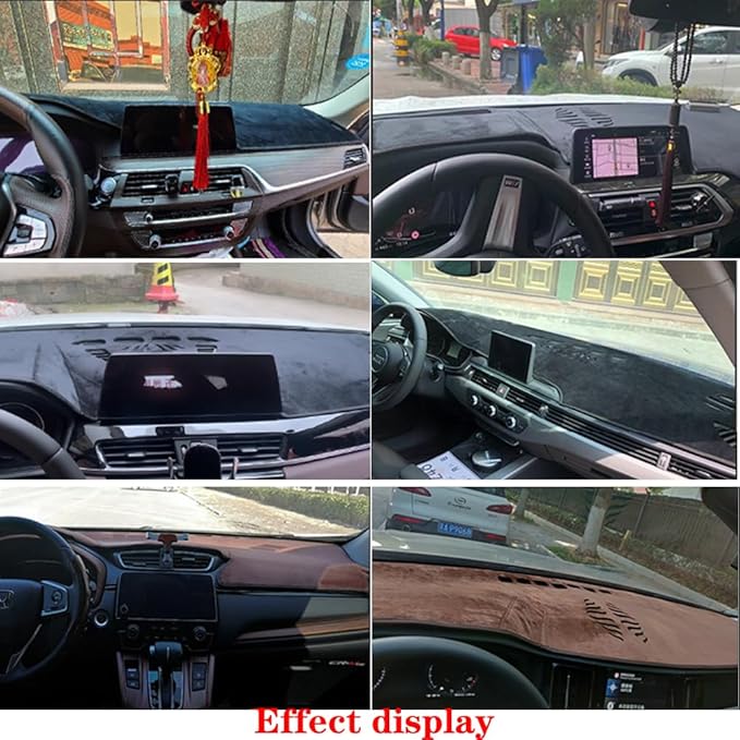 Dashboard Cover for Buick Lacrosse 2005-2008,Anti-Glare Sun Shield,Non-Slip Custom Fit Dash Mat,Interior Protector,Flannel