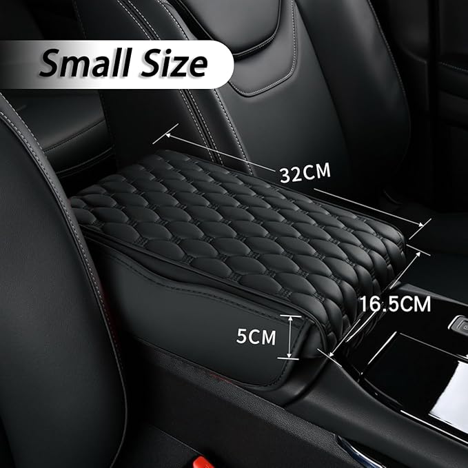 Car Center Console Cover for Honda Passport 2019 2020 2021 2022 2023 2024 2025, Thick Armrest Cushion Pad with Side Storage Pockets, Center Console Protector, Arm Rest Cover