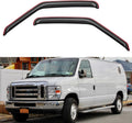 in-Channel Window Visors Rain Guards Shield for 2007-2014 Ford E-150/E-250/E-350/E-450 Super Duty, Window Vent Wind Deflectors Visors Shades for 07-14 E150 E250 E350 E450