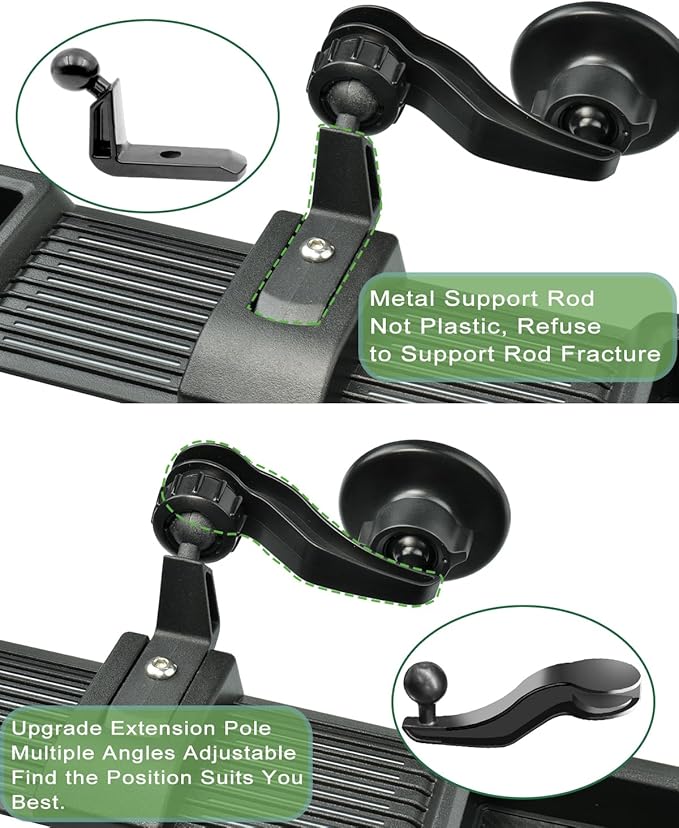 Magnetic Phone Mount for Jeep 2024 2025 Wrangler JL JLU & Gladiator JT - Dashboard Phone Holder with Magsafe for Jeep Wrangler & Gladiator Accessories (Not for 4XE)