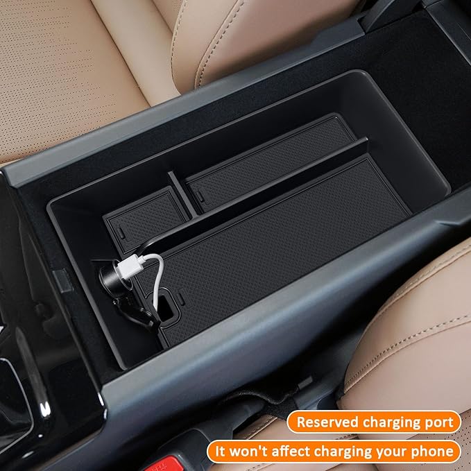TOPINSTALL 2026 Center Console Tray Compatible with 2025 2026 Toyota Camry (XSE/XLE/SE/LE) Armrest Storage Box Console Organizer for 9th Gen Camry Interior Accessories
