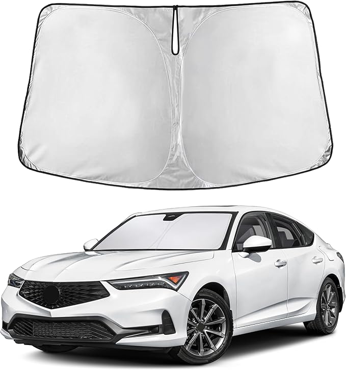 EcoNour Windshield Sunshade Compatible for Acura Integra 2023 2024 2025, Sun Visor for Front Windshield & Window Sun Shade Cover, UV Heat Blocker & Protector, Car Accessories