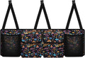 Mushroom Trunk Organizer for Car Storage Organizer with 4 Pockets, Space-Saving Trunk Storage Organizer with 2 Pockets & 2 Mesh Pouches for Groceries,Easy to Clean & Install In All Vehicles