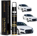 (LY9C) Ibis White Touch Up Paint Compatible with Audi, Exact Match Car Paint Pen Automotive Scratch Repair Remover Kit Quick & Easy Solution for Vehicle Chips and Nicks