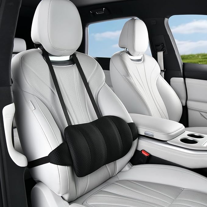 1 Piece Automotive Seat Lumbar Support Pillow for Chevy Suburban/GMC Yukon XL 2015-2020, Driving Lower Back Cushion Ergonomic Orthopedic Posture Rest