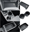 BIBIBO 3Packs 2024 2025 2026 Crosstrek Center Console Organizer for 2023-2026 Subaru Crosstrek&2024+Subaru Impreza Console Trays+ Insert Cup Holder& Wireless Charging Mats Crosstrek 2024 2025 2026