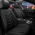 CTDS Car Seat Covers for Nissan Sentra 2000-2026, Stylish Sport Seat Cover, Premium Nappa Leather Car Seat Cover. Automobile Seat Covers Sets.(Standard 2 Seats/Pure Black)