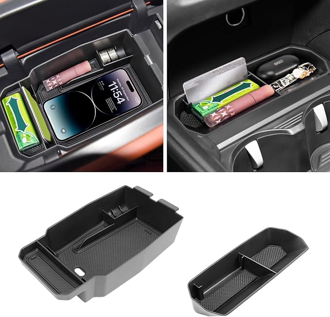 Center Console Organizer Compatible with 2023 2024 2025 2026 Mazda CX-50 Center Console Insert Tray Armrest Storage Box Coin Holder Interier Accessories
