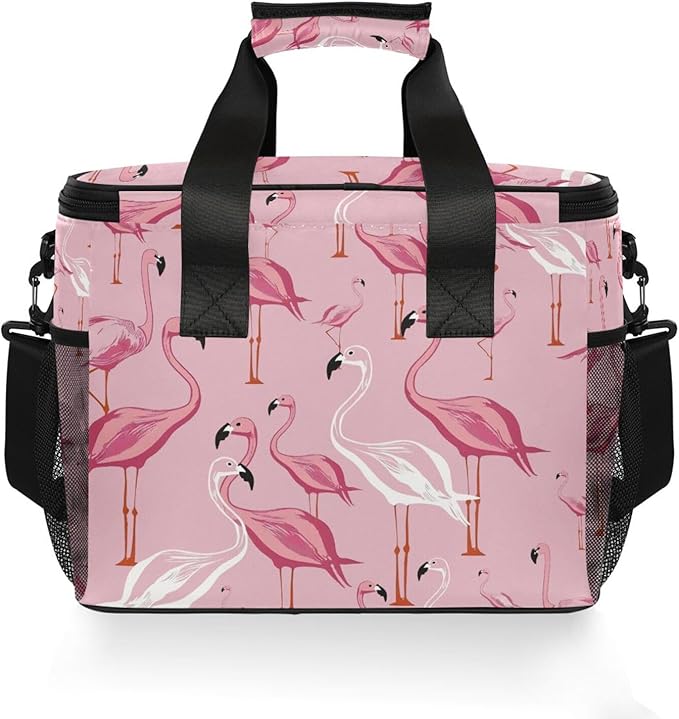 Cooler Bag Insulated Picnic Bag Large Lunch Box Reusable Tote Bag Soft Sided Portable Beach Cooler Grocery Camping