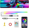 Interior Car LED Strip Lights,Acrylic LED Lights for Car with Dynamic Dreamcolor Chasing,57in USB 2 in 1 RGB Neon Strip Fiber Optic LED Ambient Lighting Kits with Remote APP,for Inside car Decorations