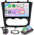 Android Car Stereo for Nissan Altima 2008-2012 with Wireless CarPlay Android Auto, 4Core 4G+64G 9 Inch Touchscreen Car Radio Mirror Link GPS Navigation WiFi Bluetooth FM RDS EQ SWC Backup Camera