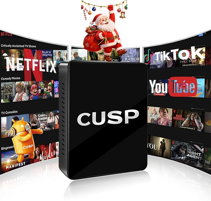 CUSP CarPlay AI Box for Cars with OEM Wired CarPlay, 4G LTE Wireless CarPlay & Wireless Android Auto Adapter, 8-Core 4GB+64GB Android Multimedia Video Box, Plug & Play with GPS, WiFi, Bluetooth