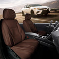 Coverland Custom Fit Car Seat Covers for Car Compatible with [Camry, Accord, Altima, G20, I35, G37, Escort, Capri] Premium Waterproof Non-Slip Interior Seat Protector [Front Dark Brown - Chart A12]