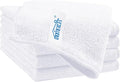 HOMEXCEL White Cleaning Rags 5 Pack, Highly Absorbent Microfiber Cleaning Cloth for Kitchen, Lint Free, Scratch-Free, Reusable Microfiber Towels for House, Window and Glass, Cars, 11.5 X11.5 inch