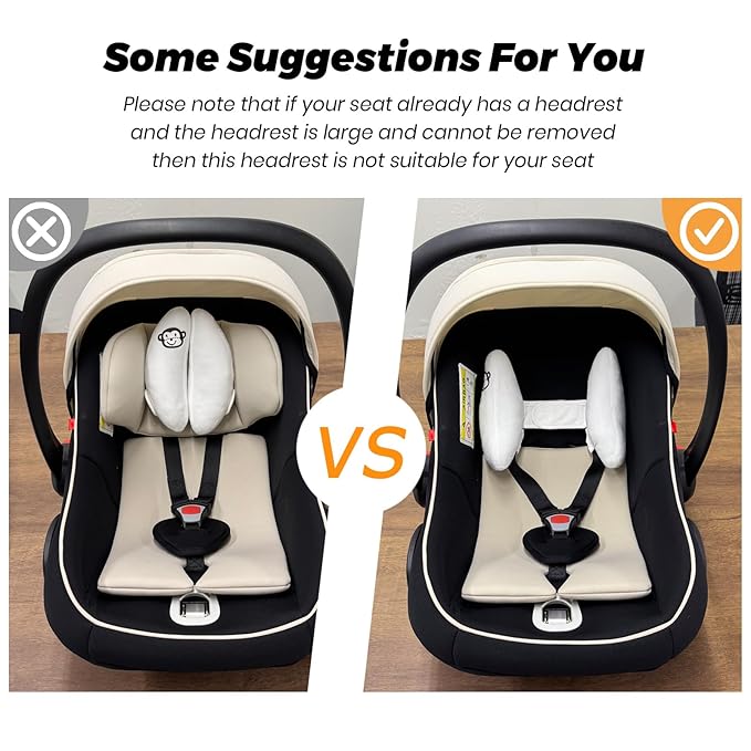 Adjustable Infants and Baby Neck Head Support,U-Shape Children Travel Pillow Cushion for Car Seat,Offers Protection Safety for Kids