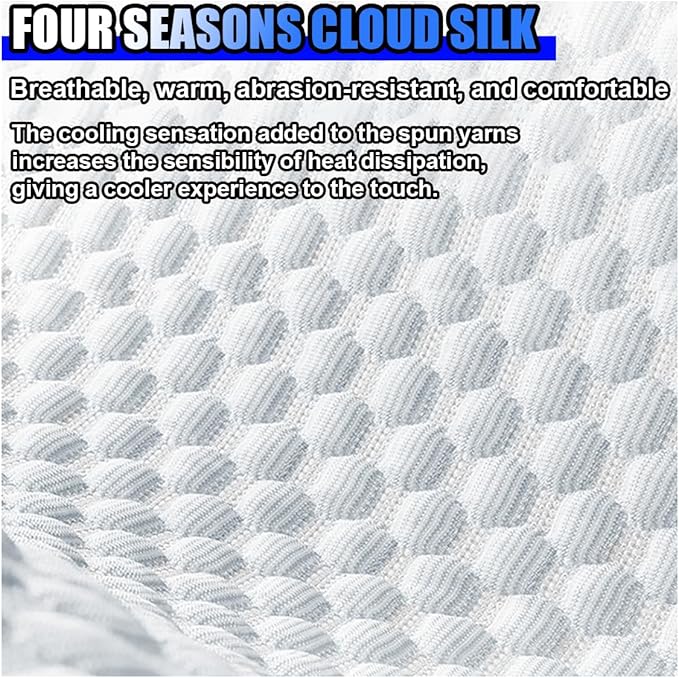 Cool Car Center Console Cushion Pad, Comfortable Ice Silk Car Armrest Cover, Breathable Vehicle Armrest Seat Box Pad Memory Foam, Auto Interior Protection Accessory, Universal for Summer (Black/Grey)
