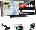 11" AI CarPlay Screen with Full Google-Play Access: Download Apps for Streaming, Gemini & More, 8-Core Processor, Built-in GPS, 1920x720 IPS 60FPS Screen, Android Auto, OTA, 1080P DVR Backup Camera