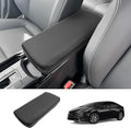 2023 2024 2025 2026 Prius Center Console Cover for Toyota Prius (LE/XLE/Limited/Nightshade Edition), Waterproof&Comfy Leather Armrest Cover 2026 2025 Prius Accessories (Leather)