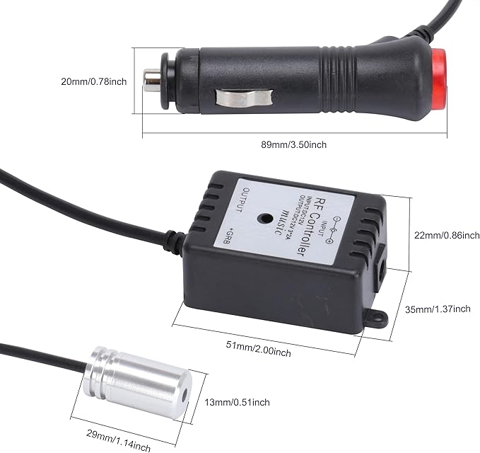 8 Meters Optic Fiber Car Ambient Lighting with RF Remote Control 8 Colors Multicoloured Music Interior Lighting Kit DC 12V 1W
