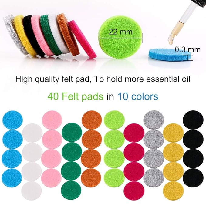 4PCS Car Vent Clip Diffuser Set with Felt Pads – Reusable Alloy Air Freshener Holder for Car, Office & Home, Gift for Women & Men, Christmas, Valentine's Day, Birthday