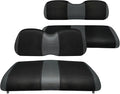 Golf Cart Front and Rear Seat Covers for Club Car Precedent 2004 and Up, Durable Polyester Fabric Club Car Precedent Seat Covers, Breathable Washable