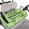 Biyejit Golf Cart Seat Covers with 4 Pockets Golf Cart Seat Towel Blanket Fits 2-Seat Golf Carts, Golf Cart Accessories