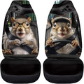 Funny Hamster Car Seat Cover Front Seats Only,Anti-Slip Driver Seat Cover Lightweight Vehicle Cushion Seat Cover Set for SUV Sedan Trucks Vans