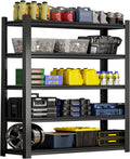 72''H Garage Shelving Heavy Duty, 2800LBS Storage Shelves, 5-Tier Adjustable Metal Shelve Storage Shelf Rack, Industrial Shelving Unit for Garage, Warehouse, Basement (59" W x 19.7" D x 72" H)