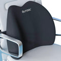 QUTOOL Lumbar Support Pillow for Office Chair, Memory Foam Low Back Support,Back Pain Relief, Ergonomic Back Cushion for Desk Chair,Gaming Chair,Adjustable Strap and Washable Cover