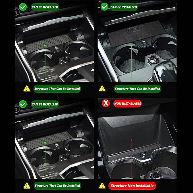 Car Wireless Charger, 15W Mobile Phone Fast Charging pad for BMW 2 Series (2022-2023) i3/3 Series (2020-2023) i4/4 Series (2021-2023), Support Original car NFC Function