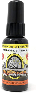 BluntPower (Pineapple Peach, 1 Pack) Concentrated Air Freshener for Room and Car Spray - Oil-Based Diffuser Spray Bottle - Long-Lasting Bathroom Spray, Car Freshener, & Odor Eliminator Spray