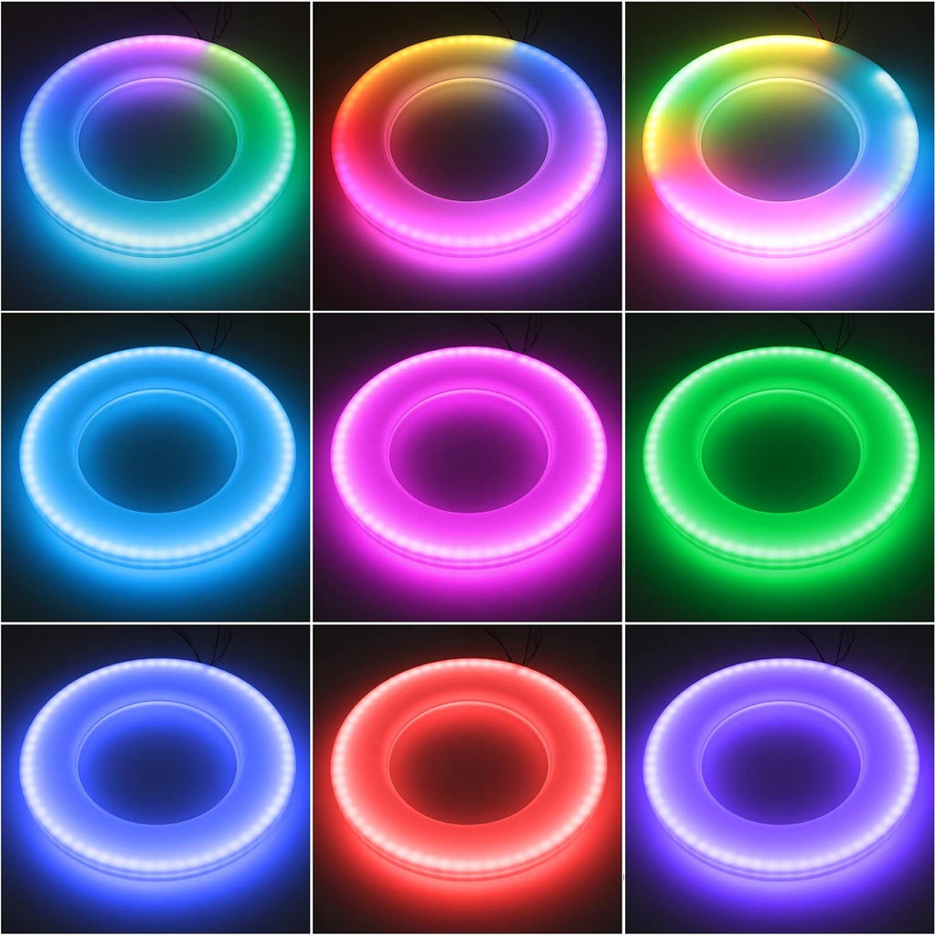 Dreamcolor Door Horn Light*1(5.9inch+ line 19inch*1), which fit for dreamcolor Main Controller Connects and sub-Controller kit (not Including), Not Applicable dreamcolor 5 in 1(Single Controller)