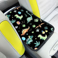 Car Armrest Box Pad,Cute Dinosaur Car Armrest Pad Car Armrest Cover Protector for Most Vehicle, SUV, Truck, Car
