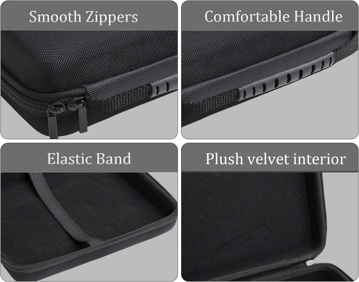 Hard Protective Travel Case Replacement, Compatible with L Shaped Cordless Car Vacuum