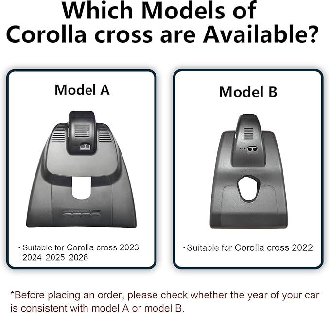 mangoal 4K Dash Cam Custom fit for Toyota Corolla Cross & Corolla Cross Hybrid 2023 2024 2025 2026 (Model A), LE L XLE, OEM Factory Look, 2160P UHD Video, Built-in WiFi & APP, 64GB Card