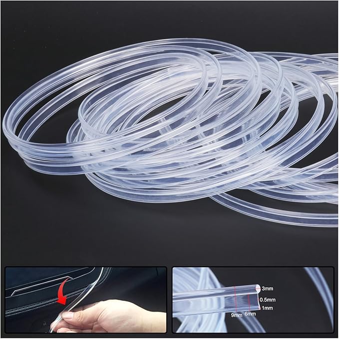 Optic Fiber Waterproof Car Side Glow LED Illumination Optic Fiber Band Car Interior Atmosphere Neon Cold Lights 6 Meters (19.69ft)
